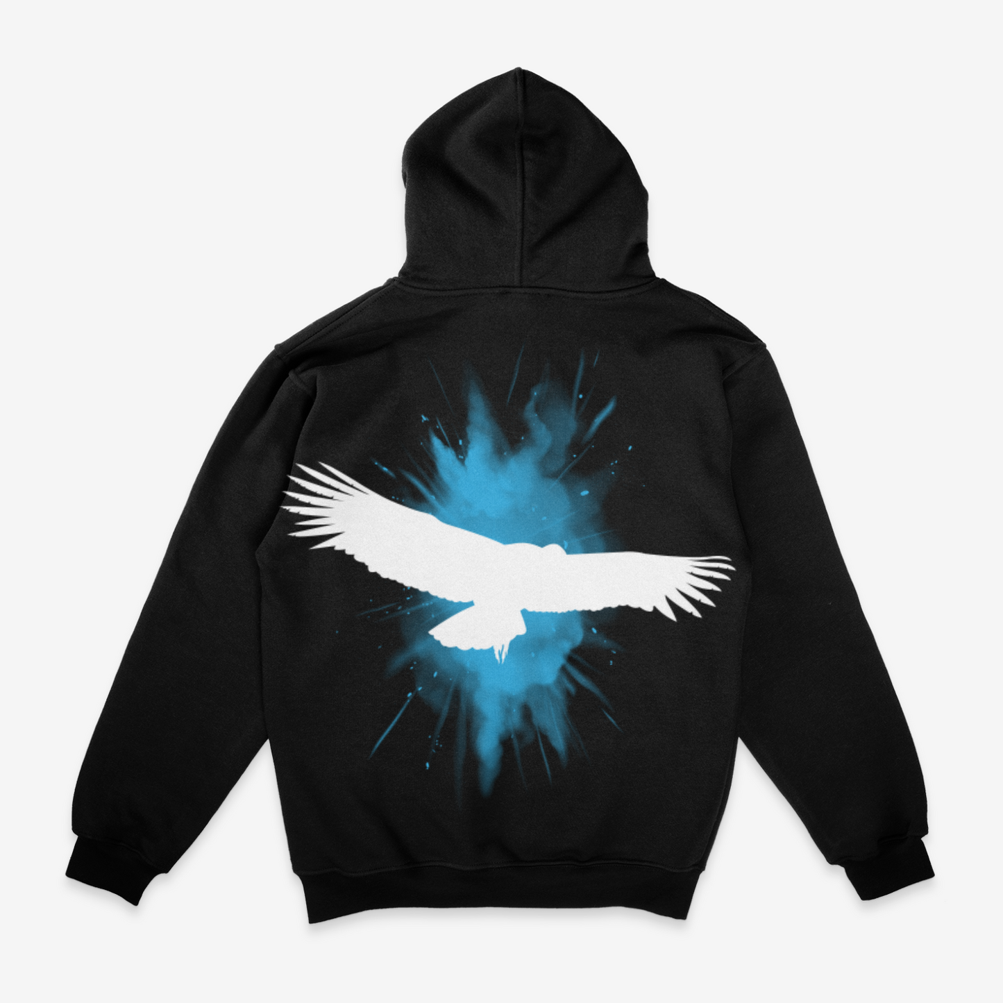 Blue Burst Hoodie