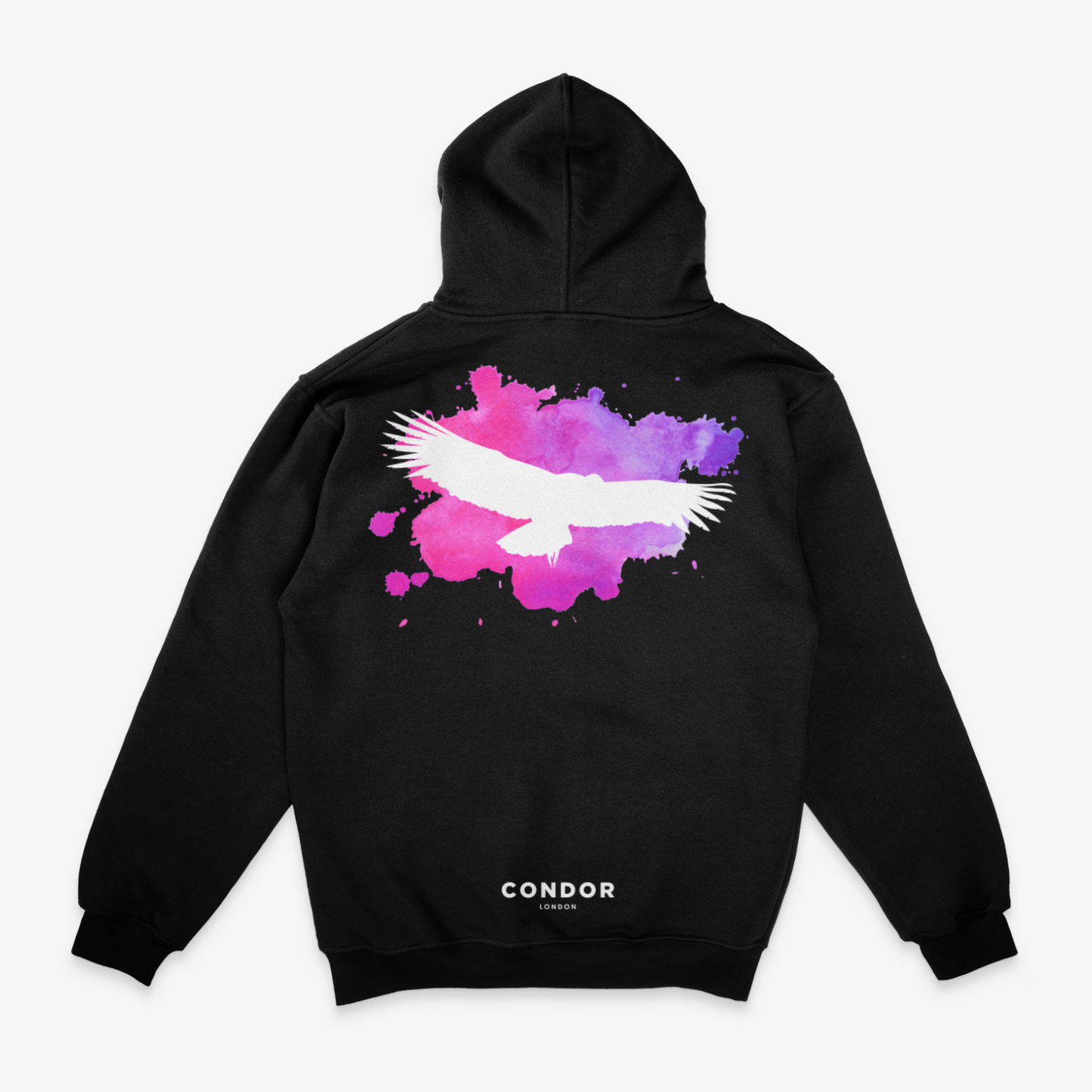 Pink Watercolour Hoodie